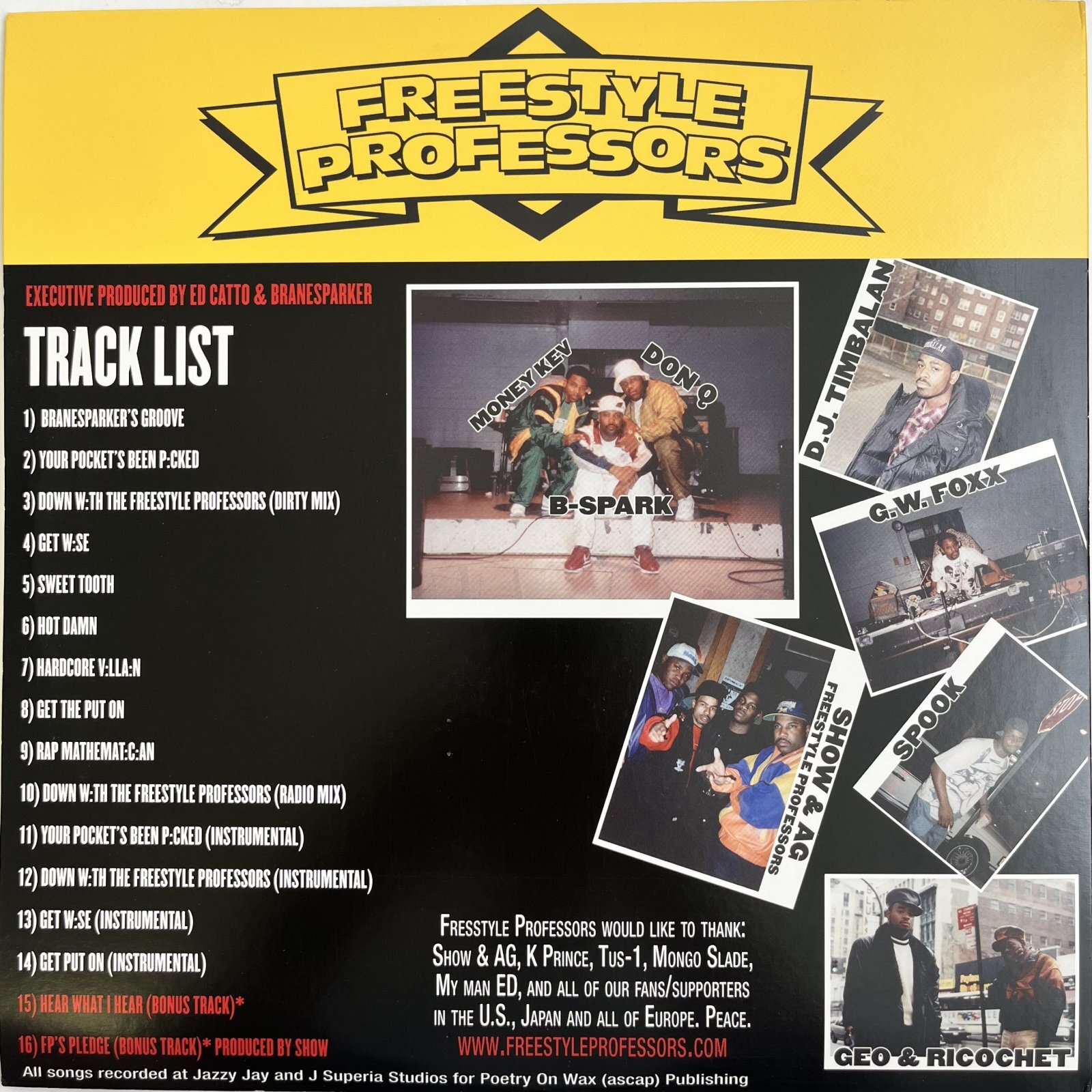 画像3: FREESTYLE PROFESSORS / YOUR POCKET'S BEEN P:CKED (THE UNRELEASED ALBUM)