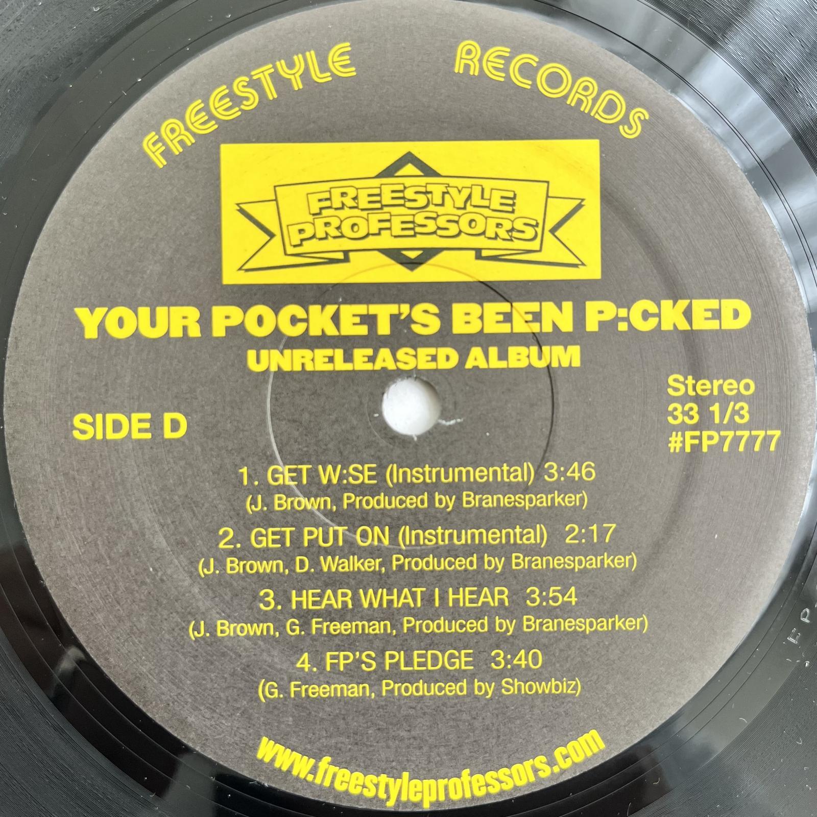 画像7: FREESTYLE PROFESSORS / YOUR POCKET'S BEEN P:CKED (THE UNRELEASED ALBUM)