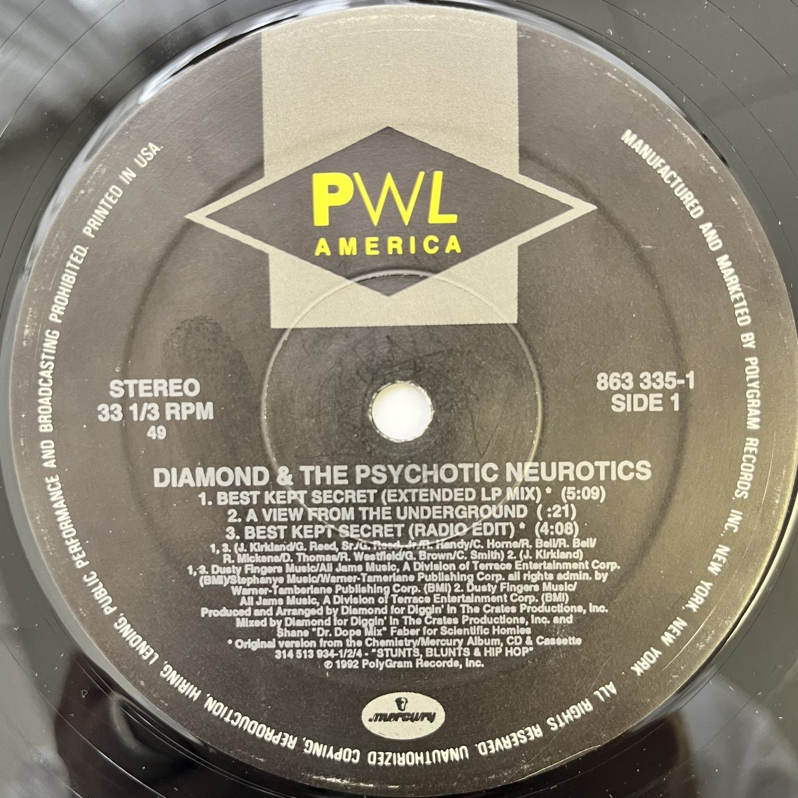 画像3: DIAMOND & THE PSYCHOTIC NEUROTICS / BEST KEPT SECRET（2枚入り）