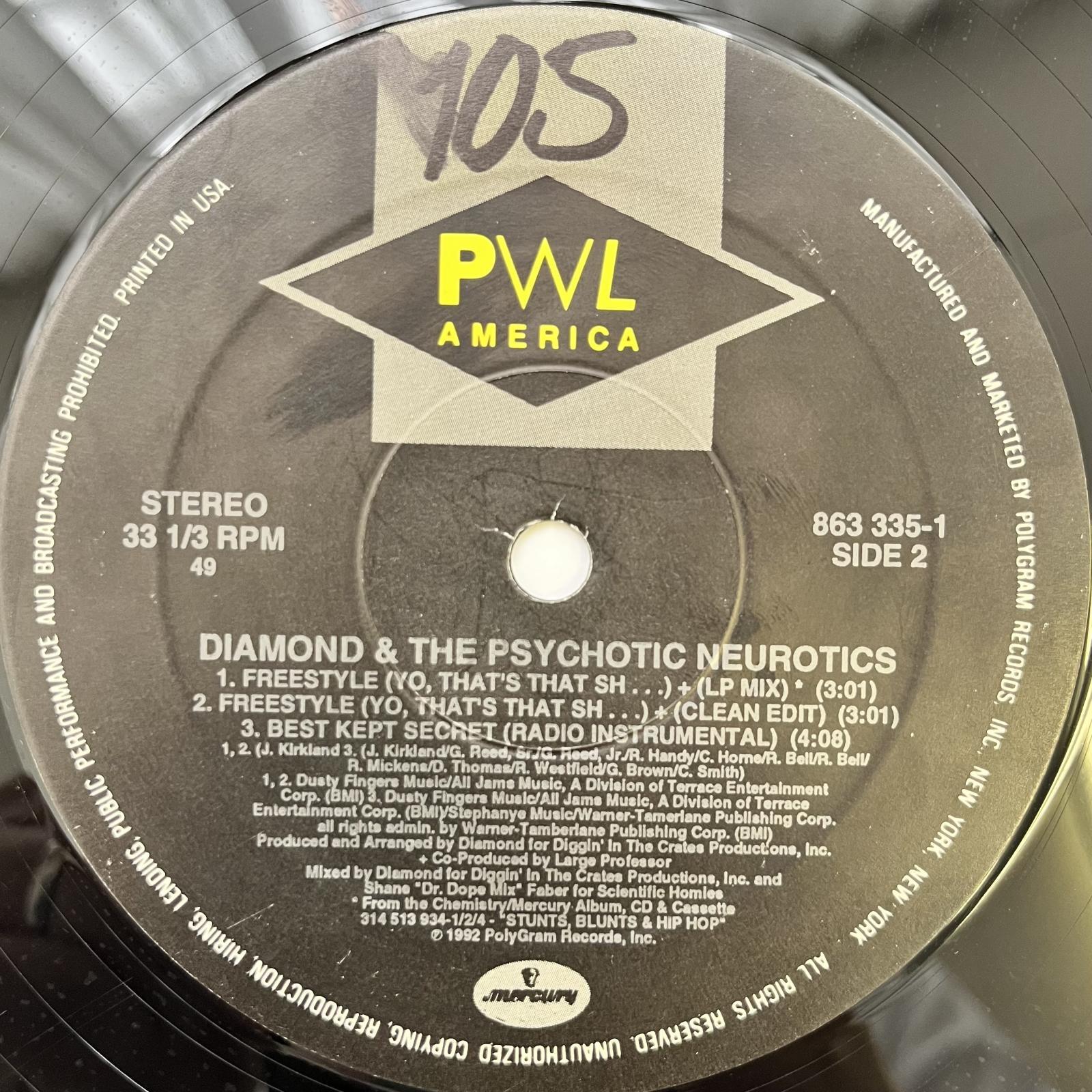 画像6: DIAMOND & THE PSYCHOTIC NEUROTICS / BEST KEPT SECRET（2枚入り）