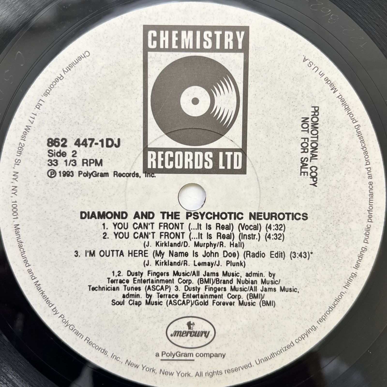 画像3: DIAMOND AND THE PSYCHOTIC NEUROTICS / WHAT U HEARD - I'M OUTTA HERE 