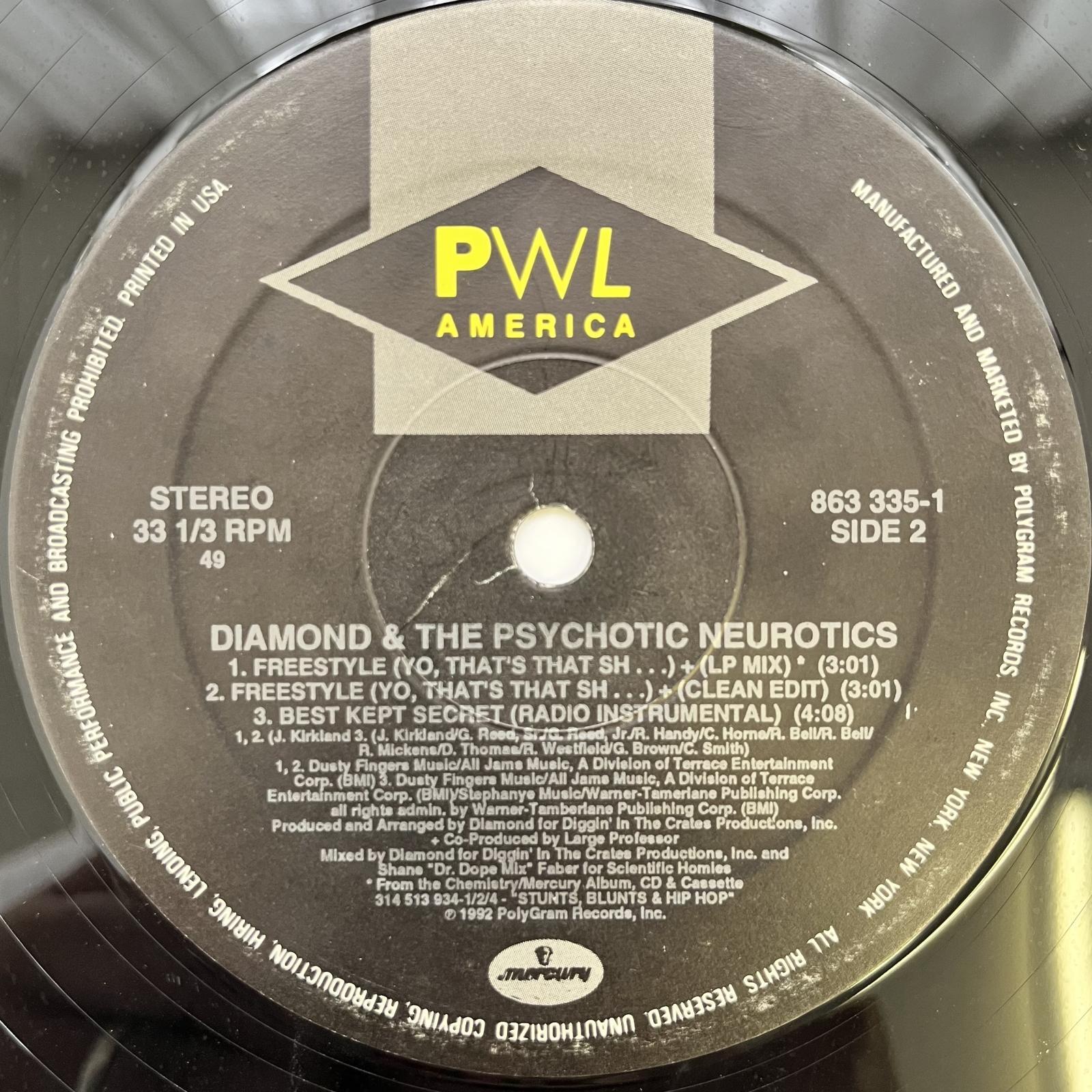 画像4: DIAMOND & THE PSYCHOTIC NEUROTICS / BEST KEPT SECRET（2枚入り）